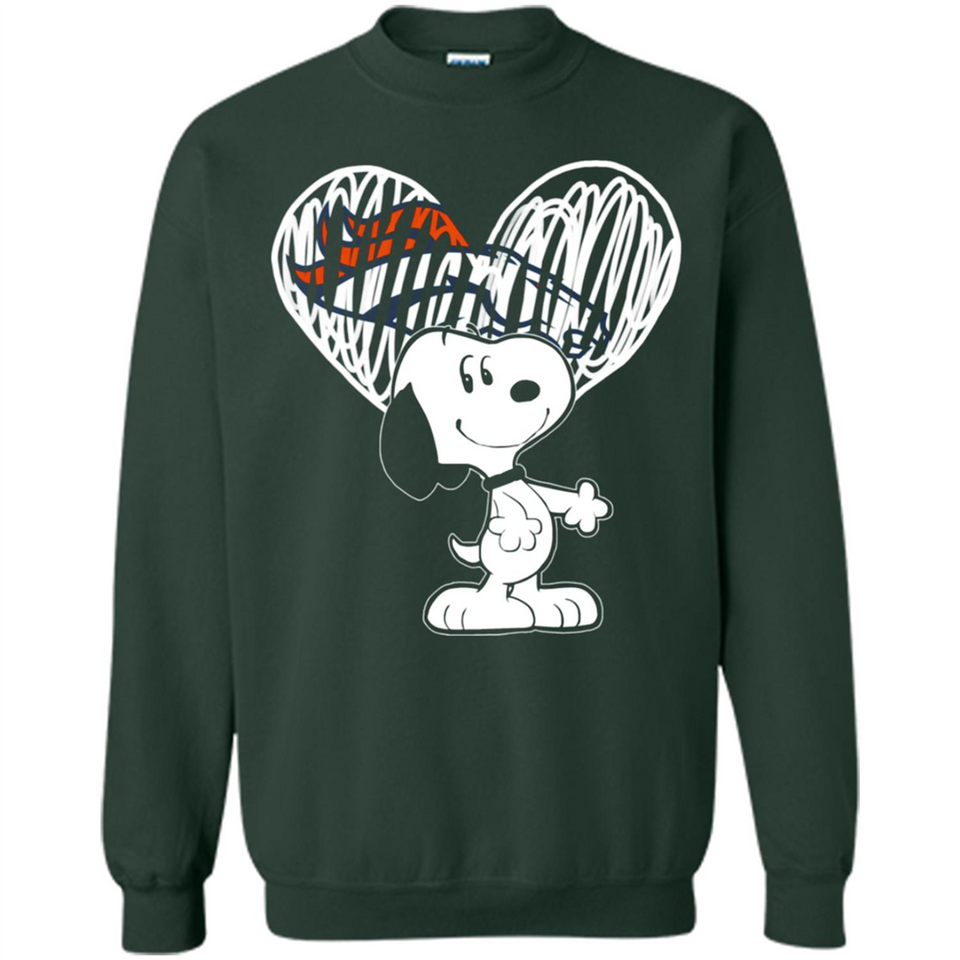 I LOVE DENVER BRONCOS SNOOPY IN MY HEART NFL