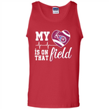 Tennessee Titans Football My Heart is on that Field - Tank Top