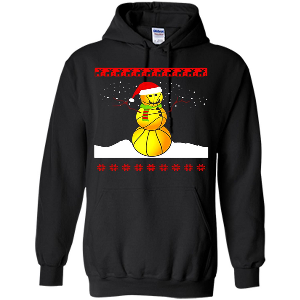 Basketball Santa Funny Christmas - Hoodie