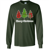 Plaid Christmas Tree Shirt Merry Christmas Plaid is Rad