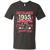 December 1983 35 Years Of Being Classy Sassy - Men's V-Neck