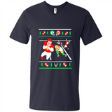 Santa vs Deer Football Ugly Christmas PINGPONG