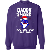 Daddy Shark Costume Reindeer Funny Christmas T-Shirt - Sweatshirt