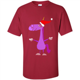 Funny Christmas Unicorn in Santa Hat - Shirt