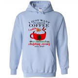 I Just Want To Drink Coffee And Watch Hallmark Christmas Movies All Day MERCHCUTE - Hoodie