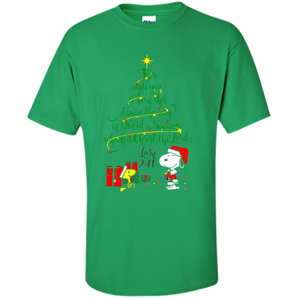 Snoopy Christmas Tree T-Shirt - Shirt