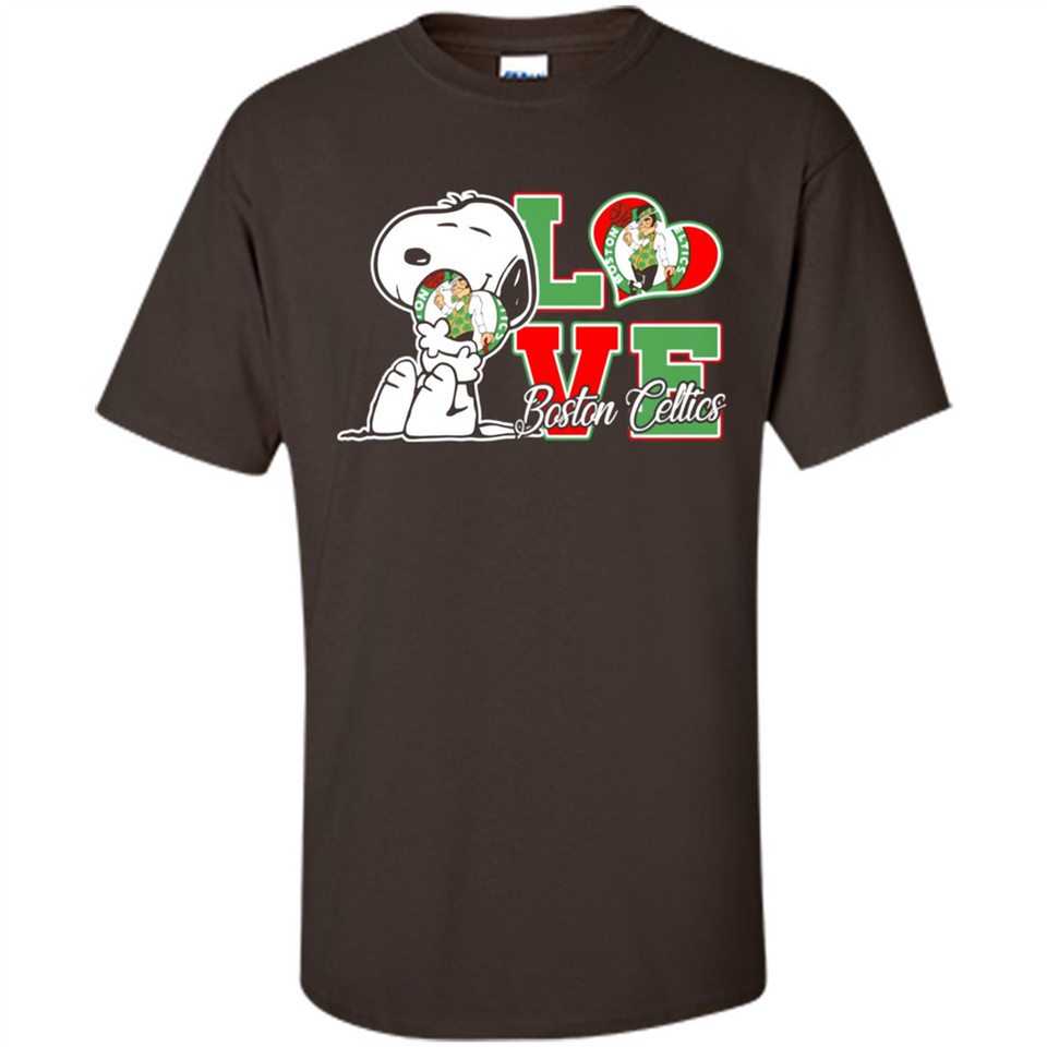 Snoopy loves NBA Boston Celtics - Shirt