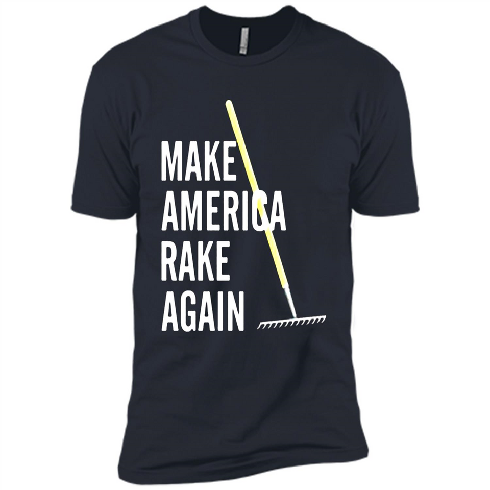 Make America Rake Again California Fires Paradise Youth T-Shirt PINGPONG - Premium Short Sleeve T-Shirt