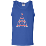 Flamingo Christmas Tree Flamingo - Tank Top