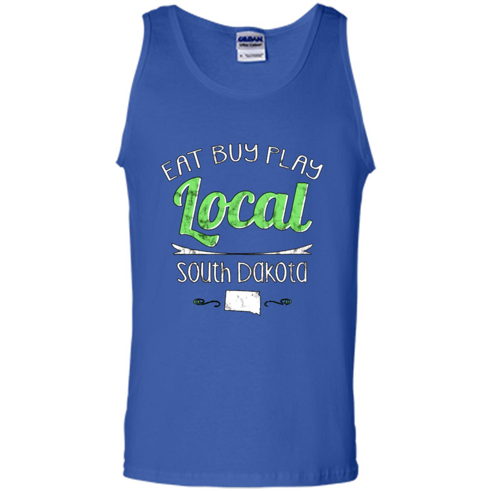 Eat Buy Play Local South Dakota Distressed PING PONG
