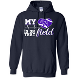 Northwestern Wildcats Football My Heart is on that Field - Hoodie