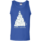 Merry Catmas - Merry Christmas Cat Lover Mug PINGPONG - Tank Top