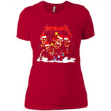 Metallica christmas sweatshirt hoodie long PINGPONG - Ladies' Boyfriend T-Shirt
