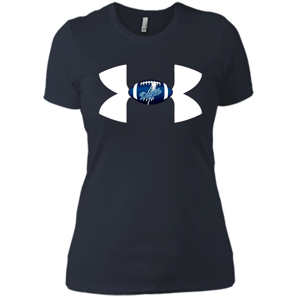 Los Angeles Dodgers Under Armour Logo - Ladies' Boyfriend T-Shirt