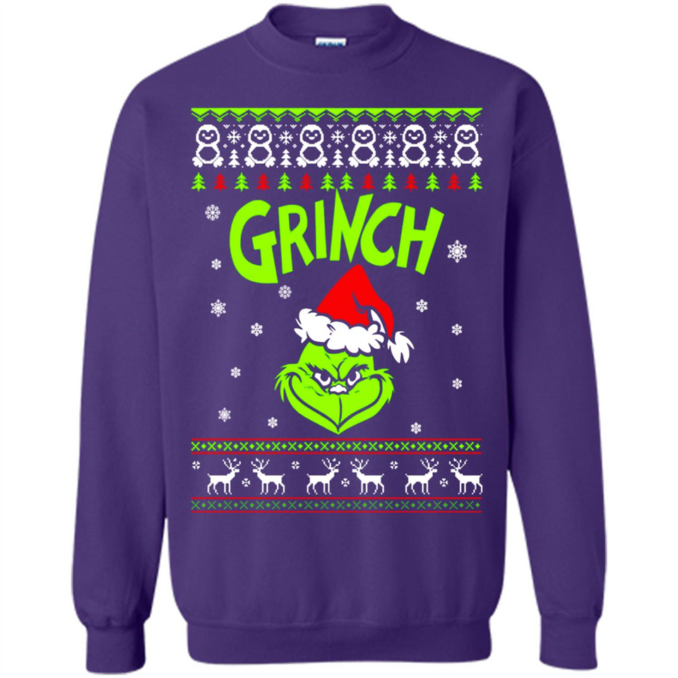The Grinch Face Christmas - Sweatshirt