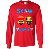 Snow Day Shirt For Detroit Pistons Vs Minion Fans pingpong