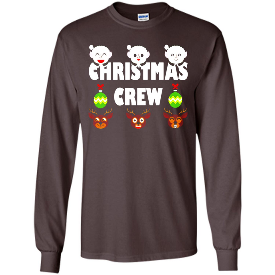 Christmas Crew Gifts Santa Elves Reindeer - Long Sleeve T-Shirt