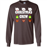 Christmas Crew Gifts Santa Elves Reindeer - Long Sleeve T-Shirt