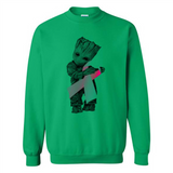 Groot Hug Breast Cancer - Sweatshirt