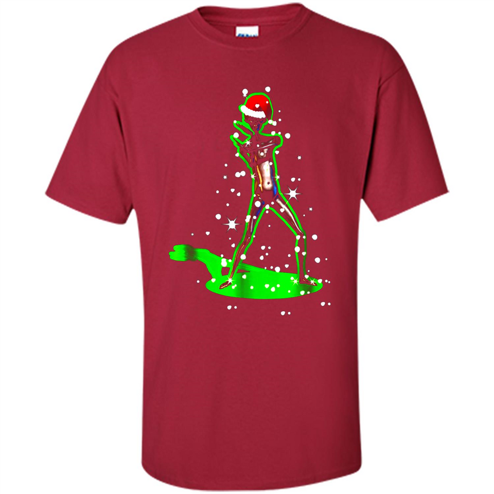 Santa Hat Christmas-Howard The Alien Ladies' Boyfriend