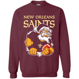 Grumpy Santa Claus New Orleans Saints Football Team PINGPONG