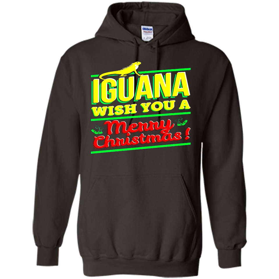 Iguana Wish You A Merry Christmas Animal - Hoodie