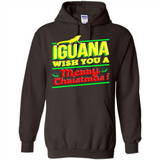 Iguana Wish You A Merry Christmas Animal - Hoodie