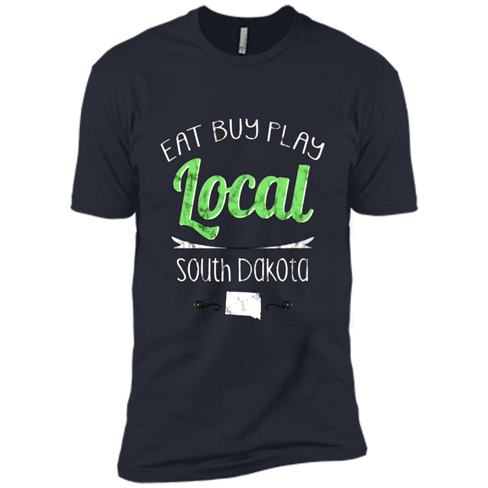 Eat Buy Play Local South Dakota Distressed PING PONG