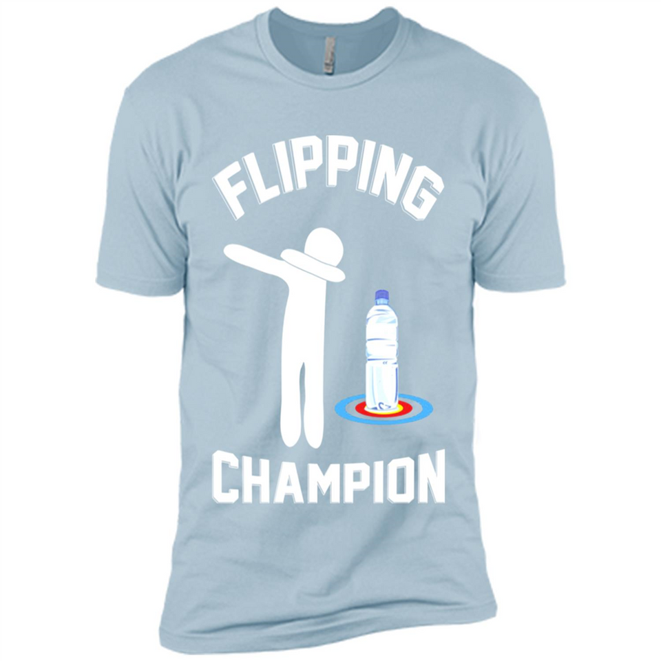 Water Bottle Flipping Tshirt Dabbing Flipping Champion - Premium Short Sleeve T-Shirt