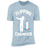 Water Bottle Flipping Tshirt Dabbing Flipping Champion - Premium Short Sleeve T-Shirt