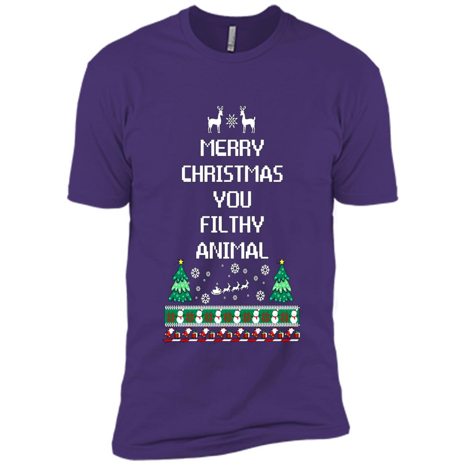 Merry Christmas You Filthy Animal Sweatshirt PINGPONG