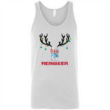 Coors Light Reinbeer Funny Beer Reindeer Christmas Sweatshirt - Canvas Unisex Tank