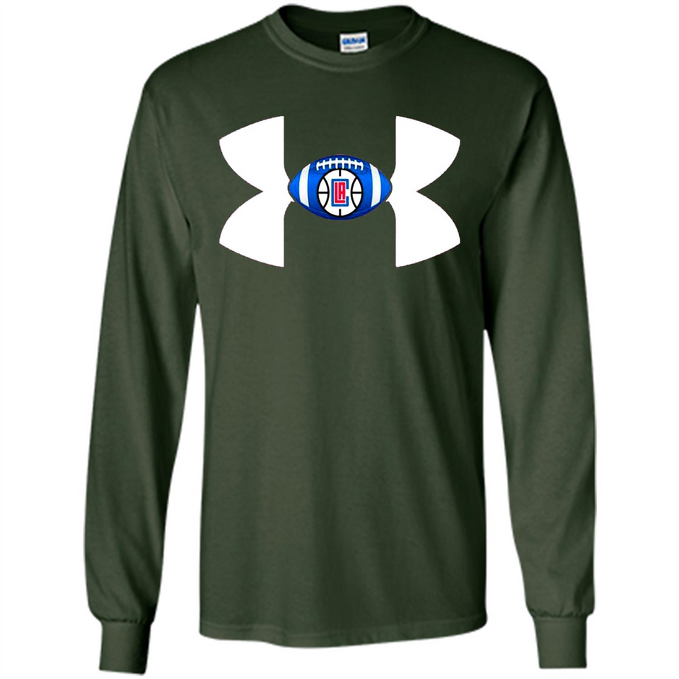Los Angeles Clippers Under Armour Logo - Long Sleeve T-Shirt