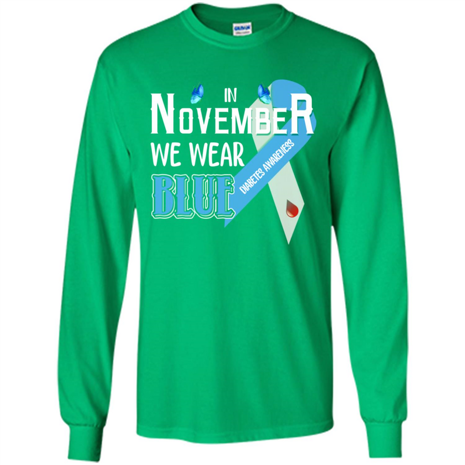 November We Wear Blue Diabetes Awareness