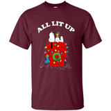 Peanuts By Schulz Snoopy Young Men_s Christmas - Shirt