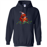 Christmas Lights Sloth Long Sleeve Santa Sloth - Hoodie