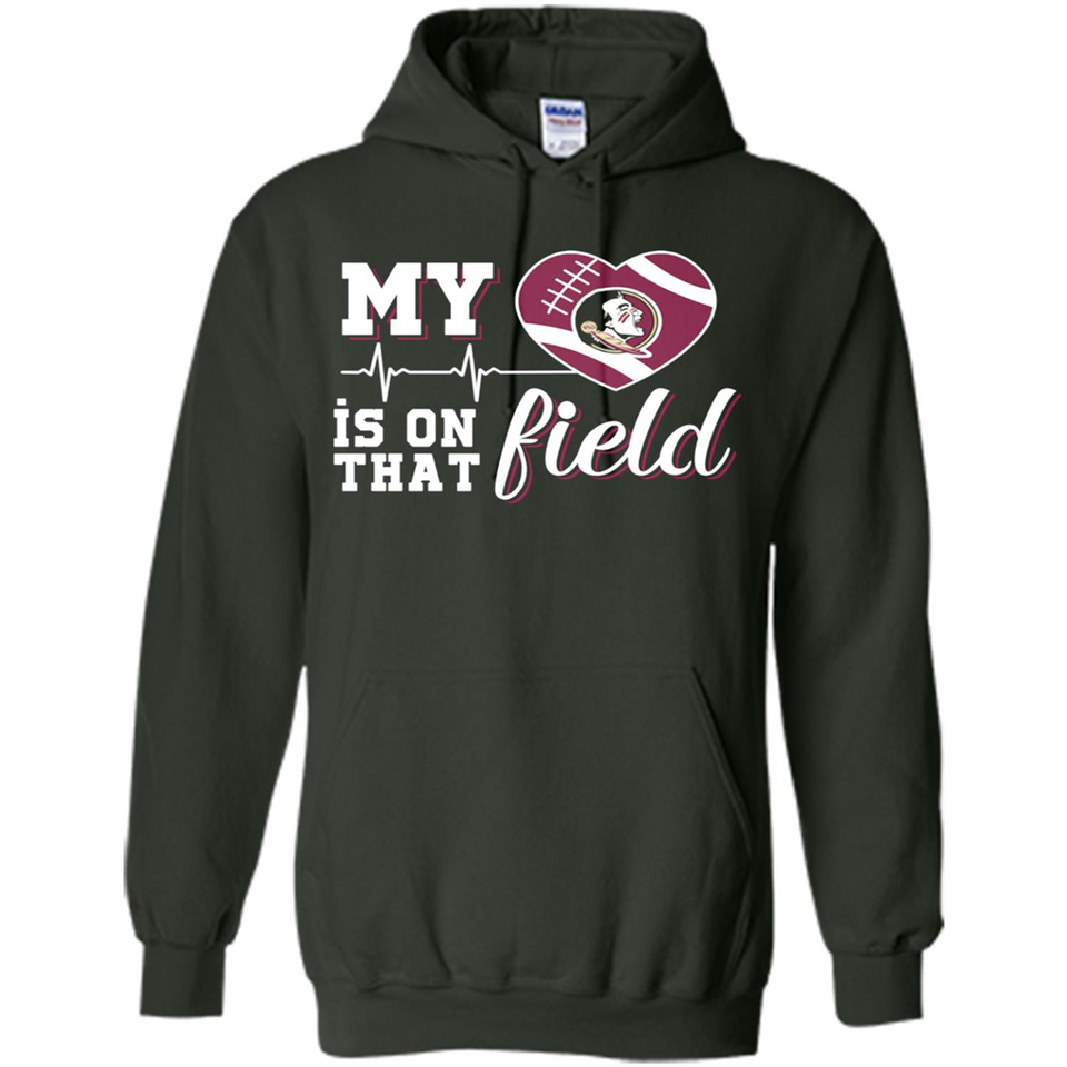 Florida State Seminoles Football My Heart is on that Field - Hoodie
