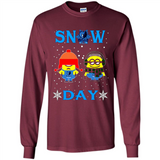 Snow Day Shirt For Memphis Grizzlies Vs Minion Fans pingpong