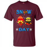 Snow Day Shirt For Chicago Blackhawks Vs Minion Fans pingpong