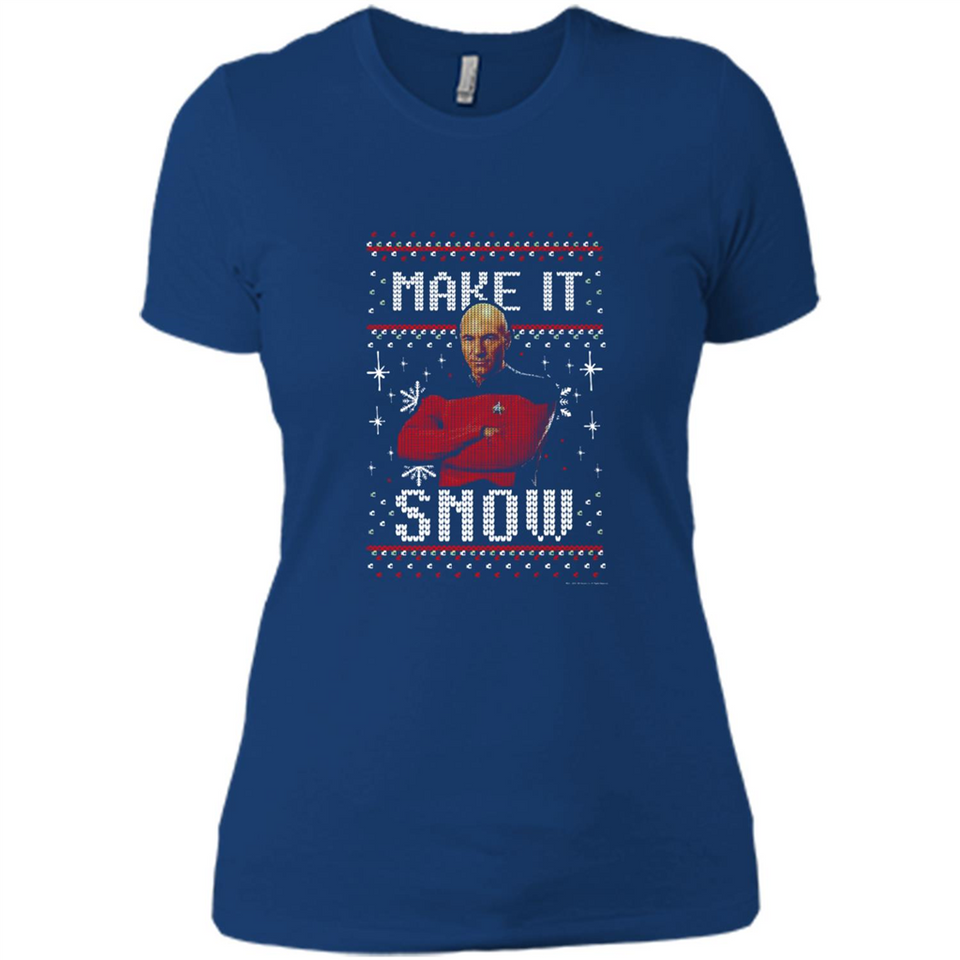 Make It Snow Jean-Luc Picard Star Trek PINGPONG