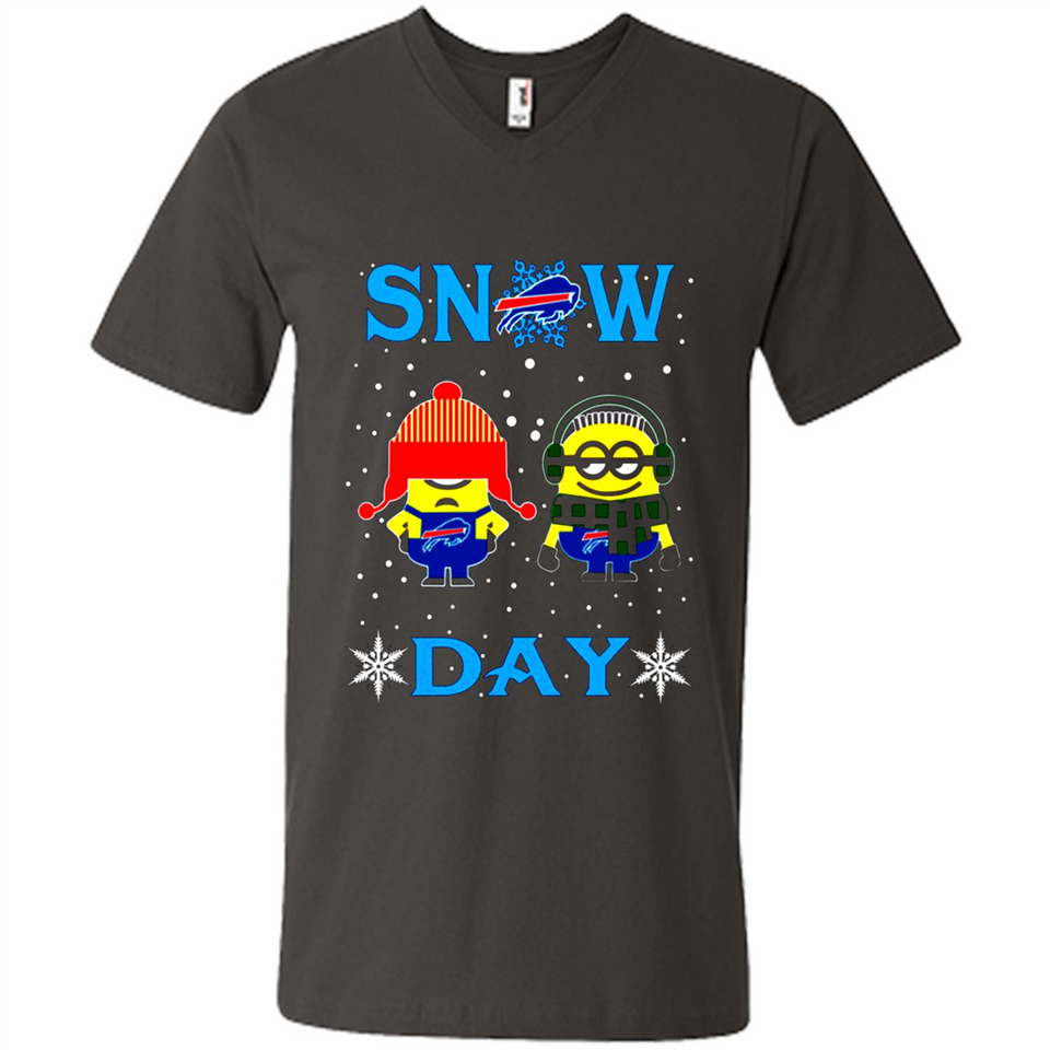 Snow Day Shirt For Buffalo Bills Vs Minion Fans pingpong