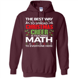 Math Teacher Christmas Shirt Christmas Cheer - Hoodie