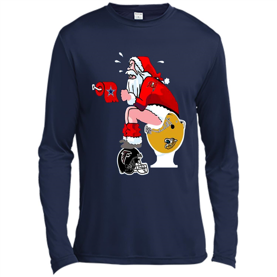 Tampa Bay Buccaneers Santa Claus Toilet
