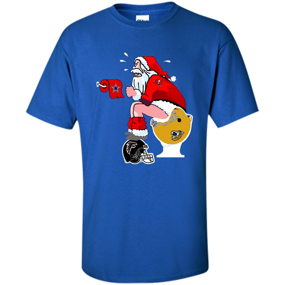 Tampa Bay Buccaneers Santa Claus Toilet