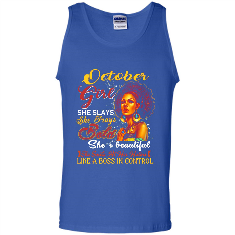 October Girl She Slays She Prays Beautiful Birthday PINGPONG