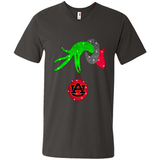 GRINCH HAND HOLDING AUBURN TIGERS GLITTER CHRISTMAS PINGPONG