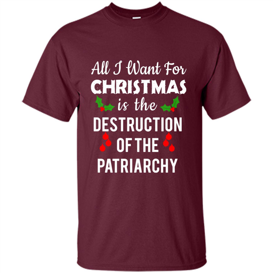 All I Want For Christmas Is The Destruction Of The Patriarchy sweater PINGPONG