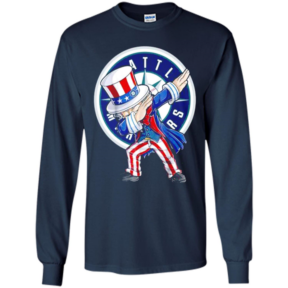 MLB SEATTLE MARINERS UNCLE SAM DABBING INDEPENDENCE DAY