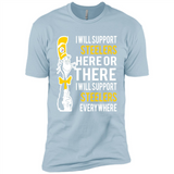 Shirt For Dr Seuss Cat And Pittsburgh Steelers Fans - Premium Short Sleeve T-Shirt