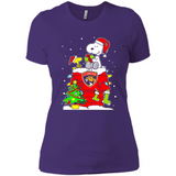 Florida Panthers Snoopy Ugly Christmas Sweaters - Ladies' Boyfriend T-Shirt